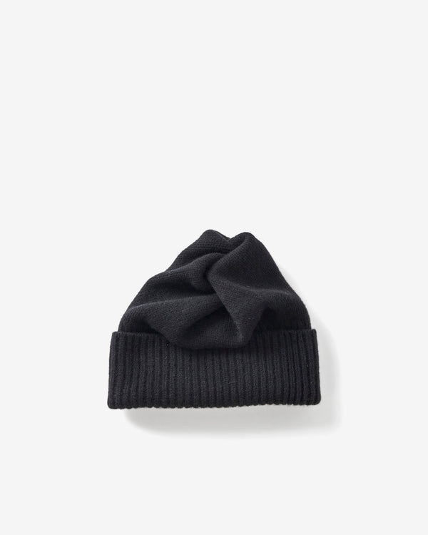 Mature Ha - Women's Pleats Knit Cap - (Black)