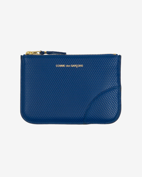 CDG Wallet - Luxury Group Zip Pouch - (Blue SA8100LG)