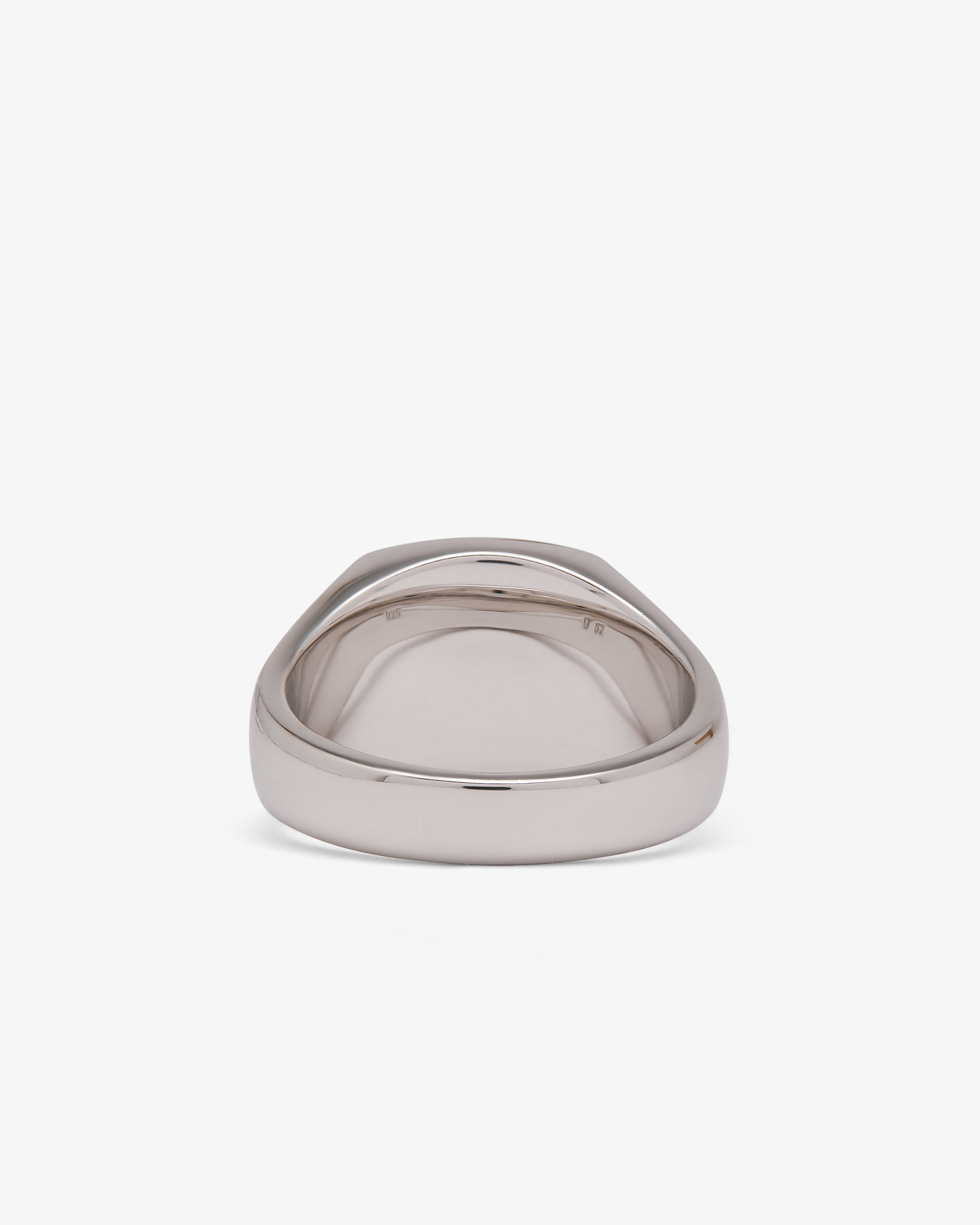 Tom Wood: Kay Ring White Mother of Pearl (Sterling Silver) | DSMNY