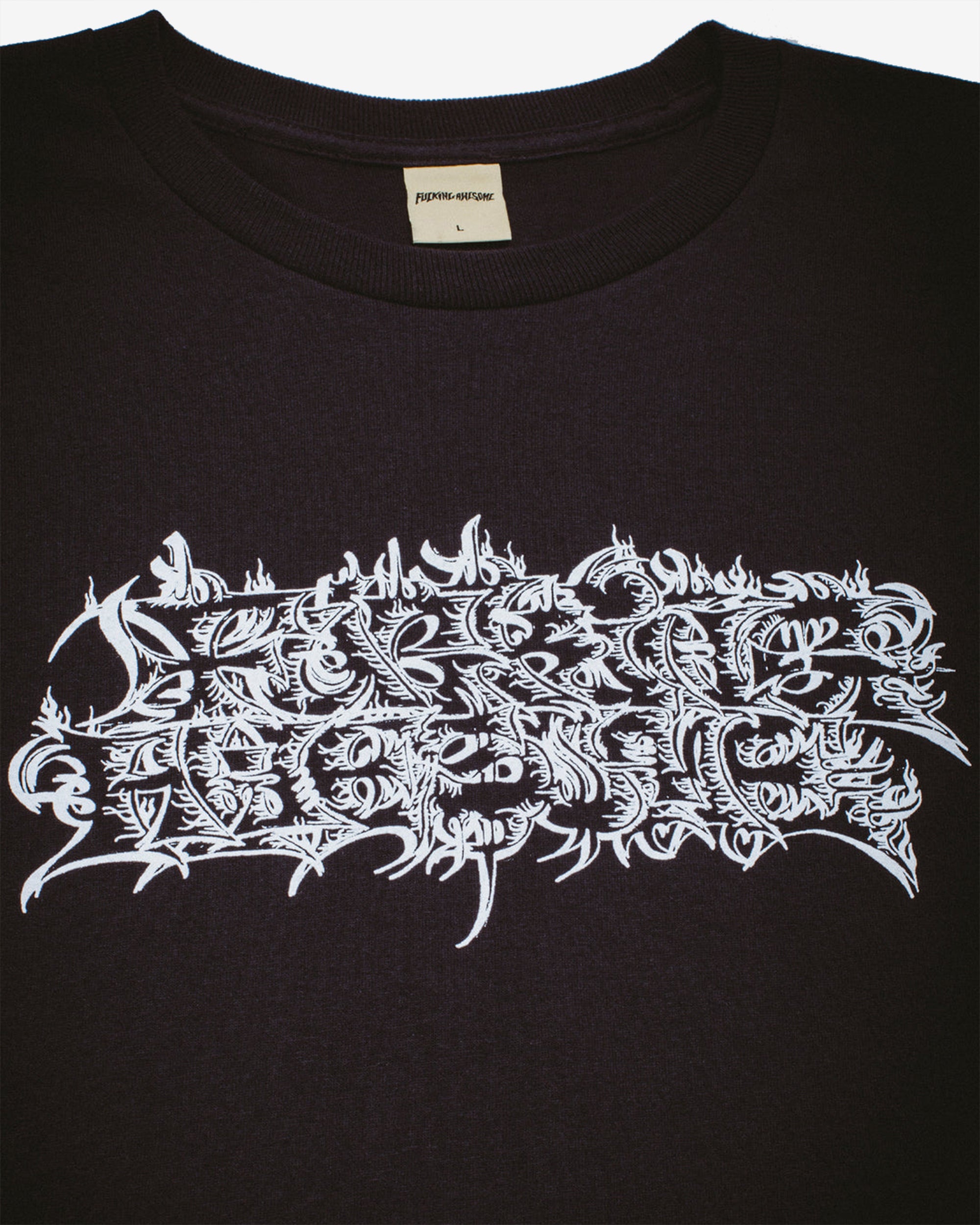 Fucking Awesome - Men's Savie Long Sleeve T-Shirt - (White) view 2, Click to Zoom in