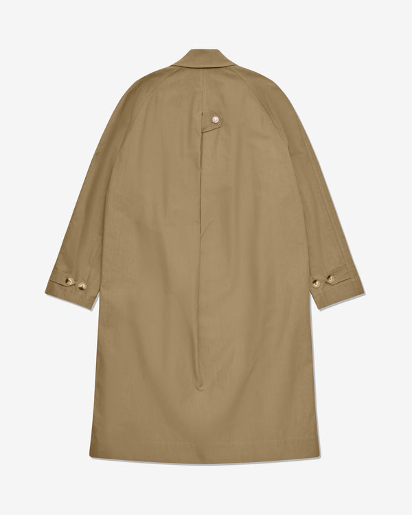 Simone Rocha - Men's Gathered Flower Sash Trench - (Khaki)