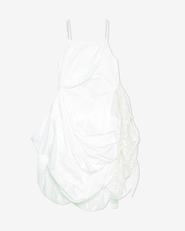 Pauline Dujancourt - Women's Broderie Anglaise Egg Dress - (White)