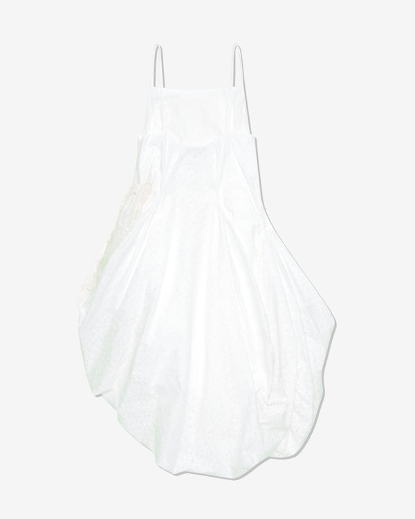 Pauline Dujancourt - Women's Broderie Anglaise Egg Dress - (White)