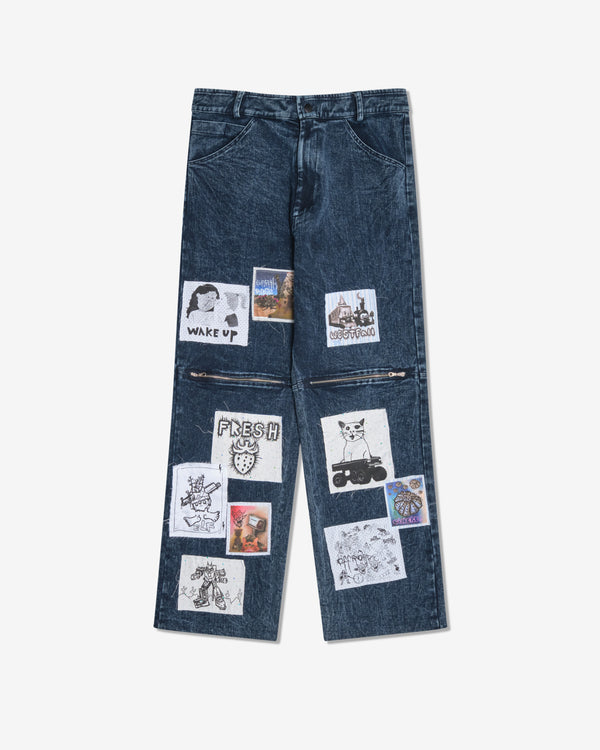 Westfall - Men's Patch Denim Pant - (Washed Blue)