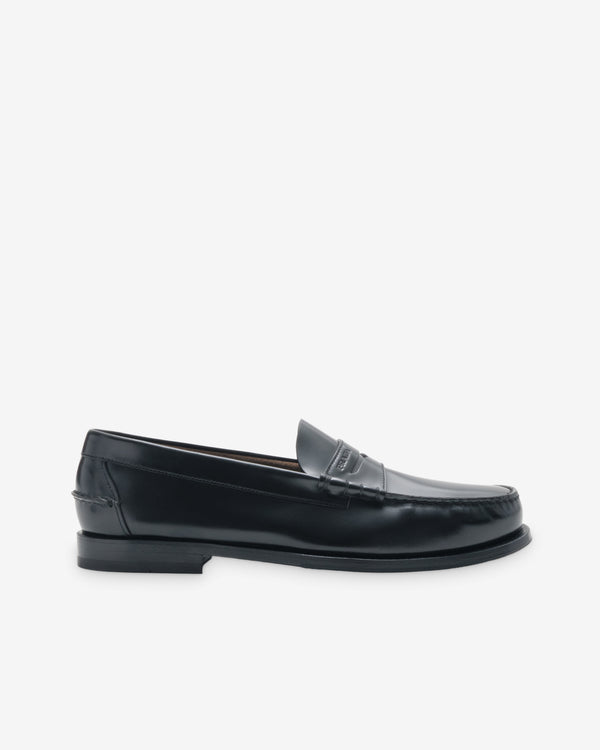 Prada - Men's Brushed Leather Loafers - (Black)