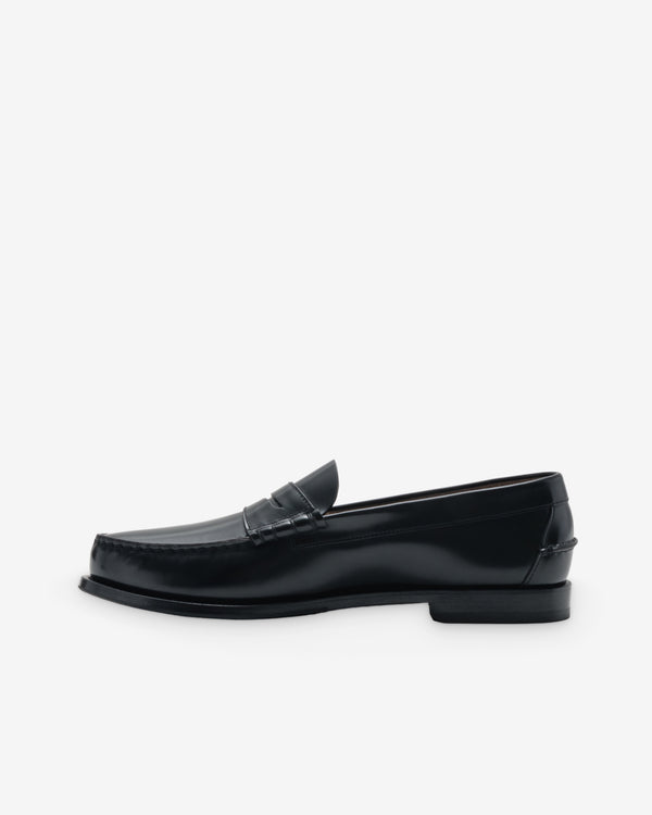 Prada - Men's Brushed Leather Loafers - (Black)