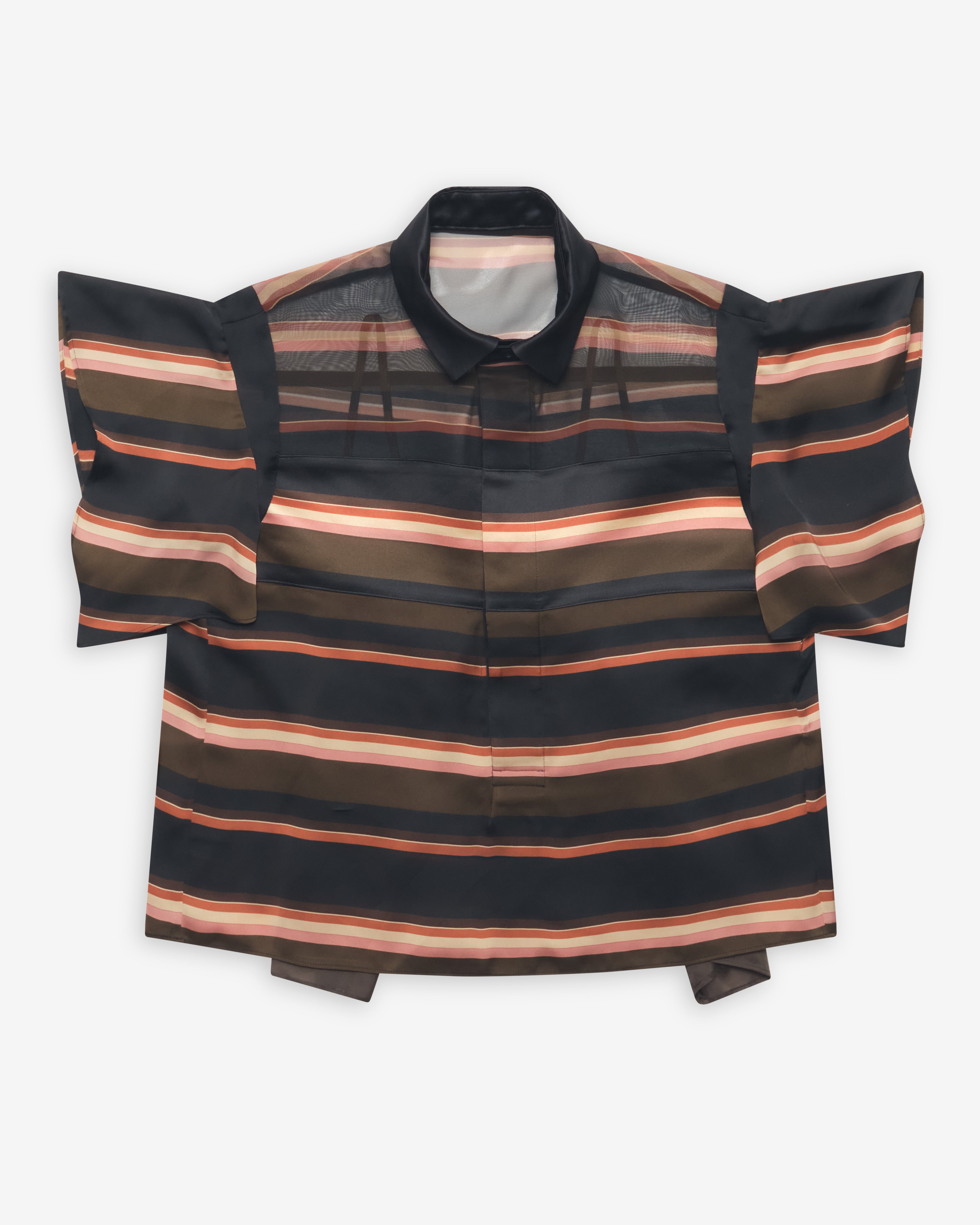 Sacai: Women's Horizontal Stripe Pullover (Multi) | DSMNY E-SHOP