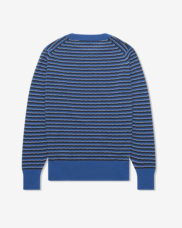 Wales Bonner - Men's Ashby Jumper - (Blue/Brown)