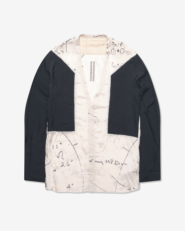 Rick Owens - Men's Larry Fogpocket Shirt - (Milk/Plaid)