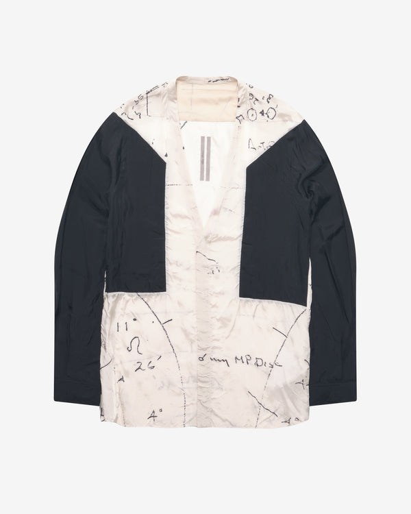 Rick Owens - Men's Larry Fogpocket Shirt - (Milk/Plaid)