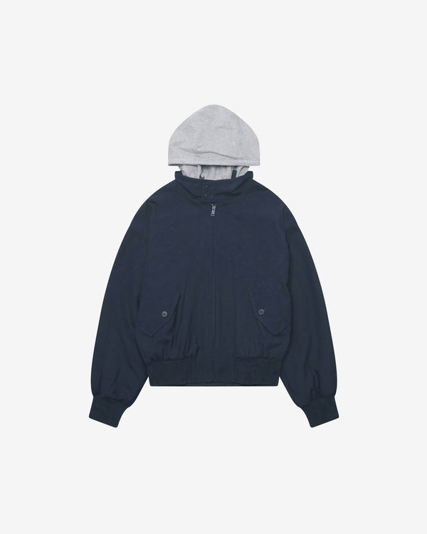 Prada - Men's Hooded Wool Jacket - (Navy)