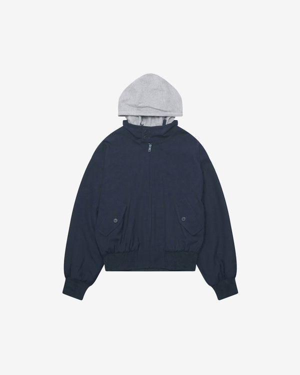 Prada - Men's Hooded Wool Jacket - (Navy)
