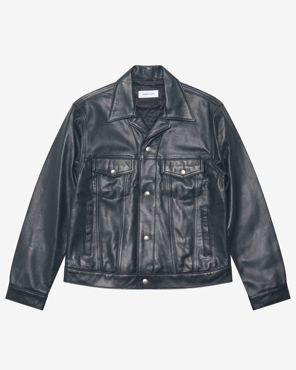 Ernest W. Baker - Men's Diamond Spread Collar Jacket - (Black)