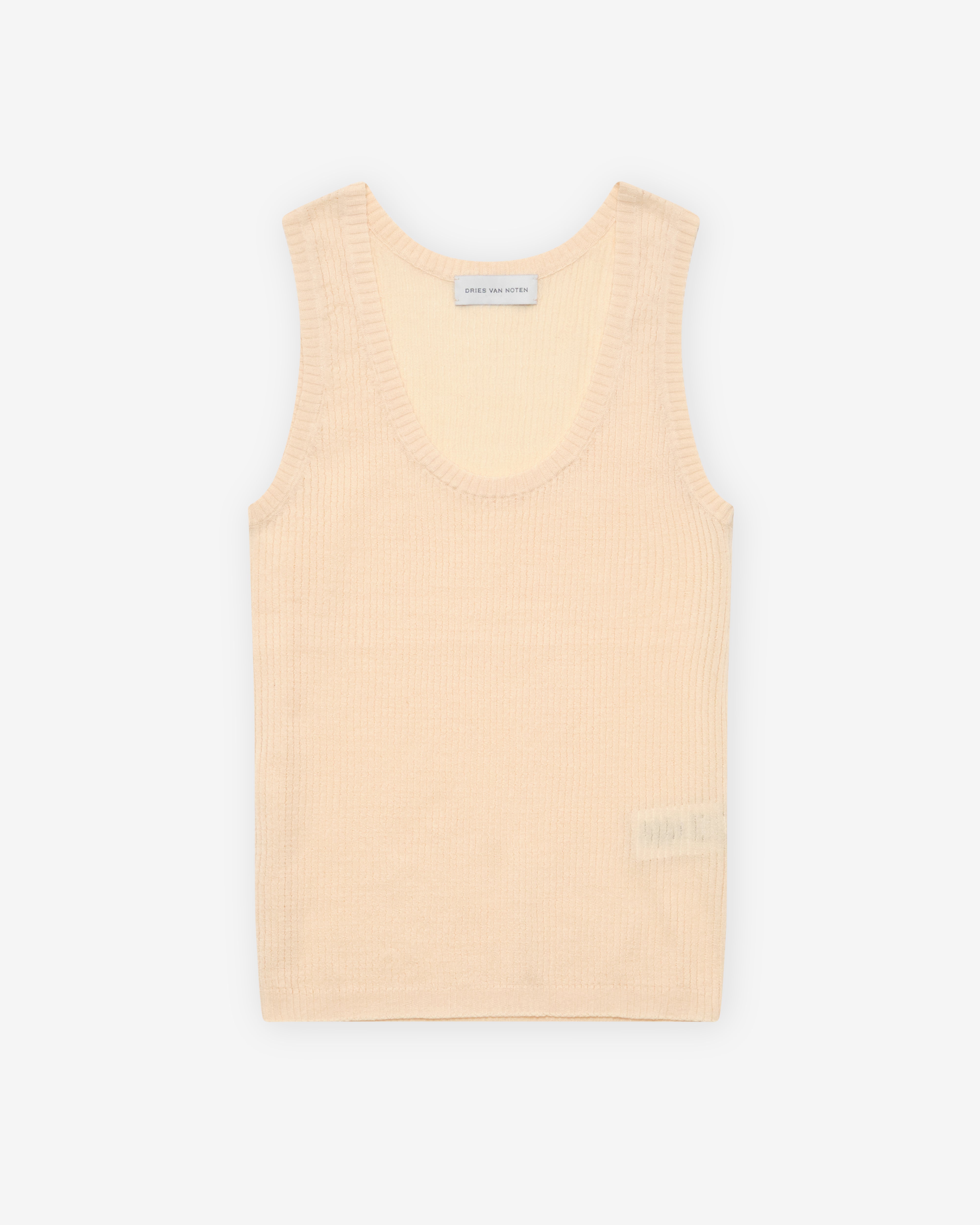 DRIES VAN NOTEN ノースリカットソー　タンクトップ ベージュ Dries Van Noten | DSMNY E-SHOP