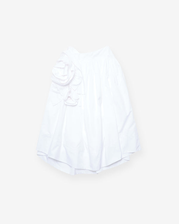 Simone Rocha - Women's Pressed Rosette Basque Skirt - (White)