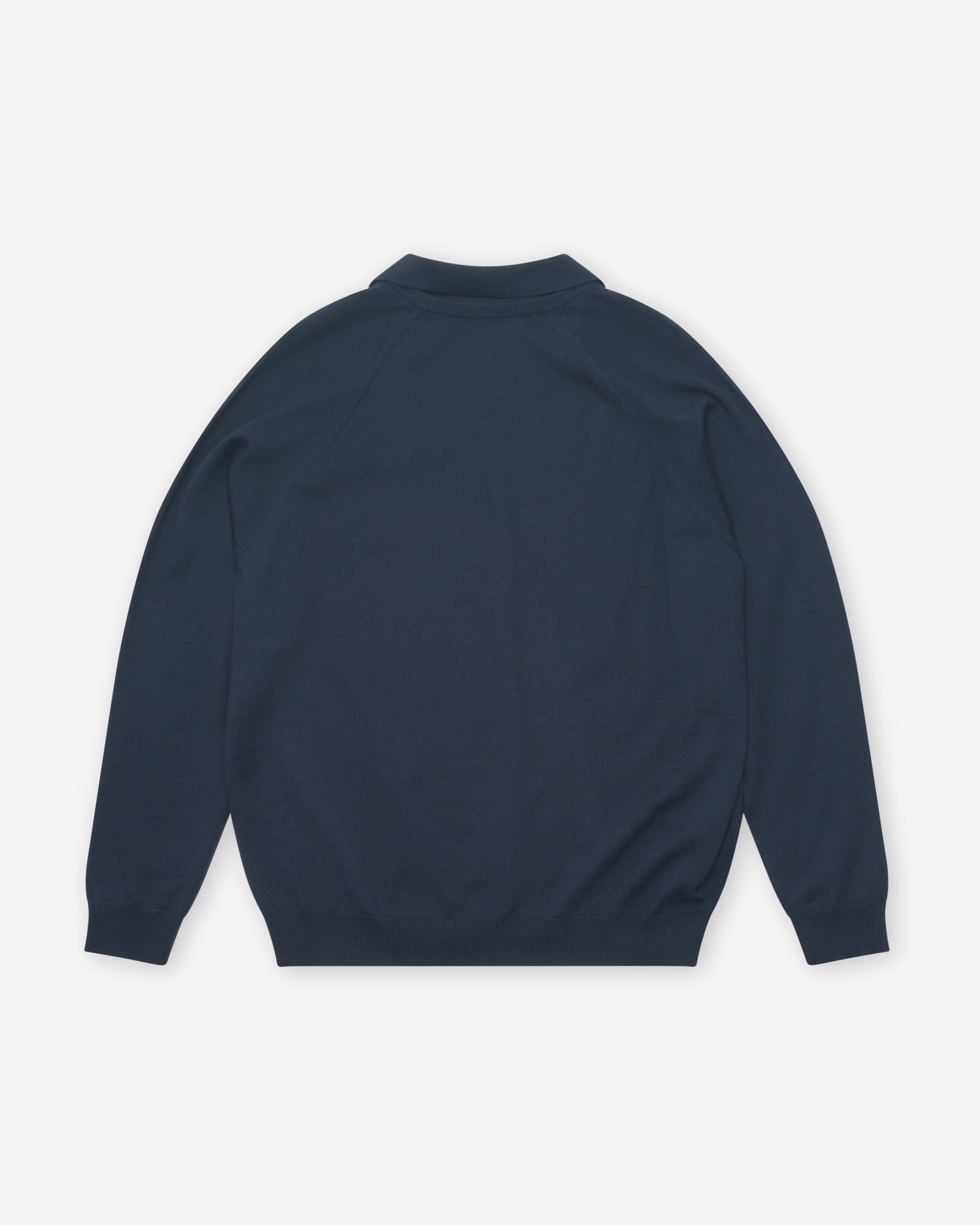 Miu Miu: Men's V-Neck Sweater (Navy/Grey) | DSMNY E-SHOP