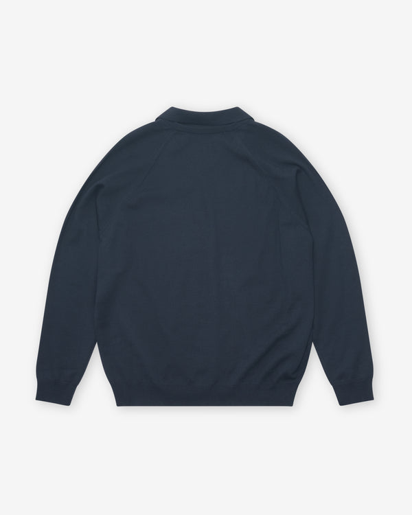 Miu Miu - Men's V-Neck Sweater - (Navy/Grey)