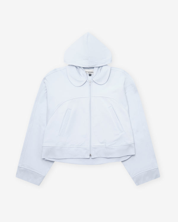 Melitta Baumeister - Women's Hooded A-Line Zip Up - (Soft Blue)