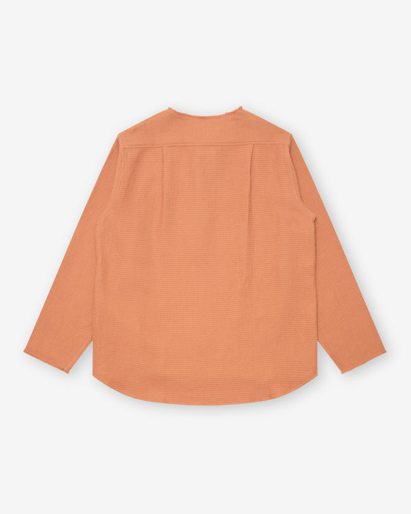 Kartik Research - Men's Kurta Shirt - (Rust/Ecru)