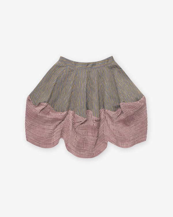 Kiko Kostadinov - Women's Evelyn Skirt - (Charcoal/Sunshine)