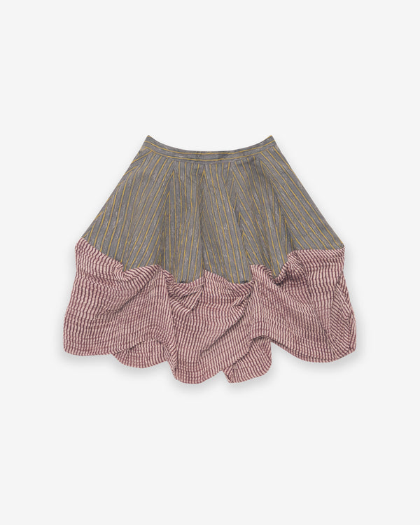 Kiko Kostadinov - Women's Evelyn Skirt - (Charcoal/Sunshine)