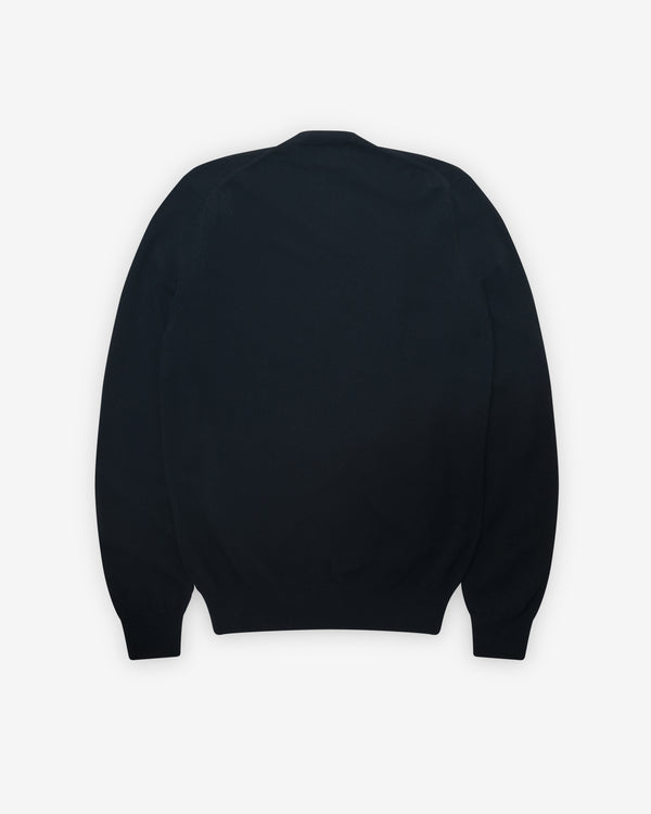 Play Comme des Garçons - Red V Neck Sweater - (Black)