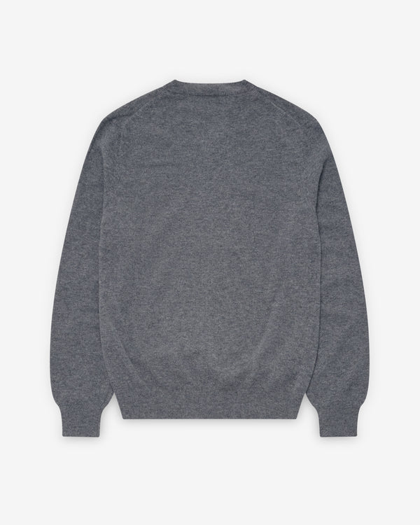 Play Comme des Garçons - Double Heart Sweater - (Grey)