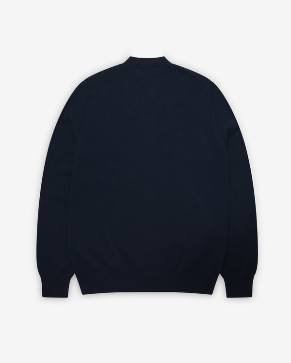 Play Comme des Garçons - Double Heart Men's Cardigan - (Navy)
