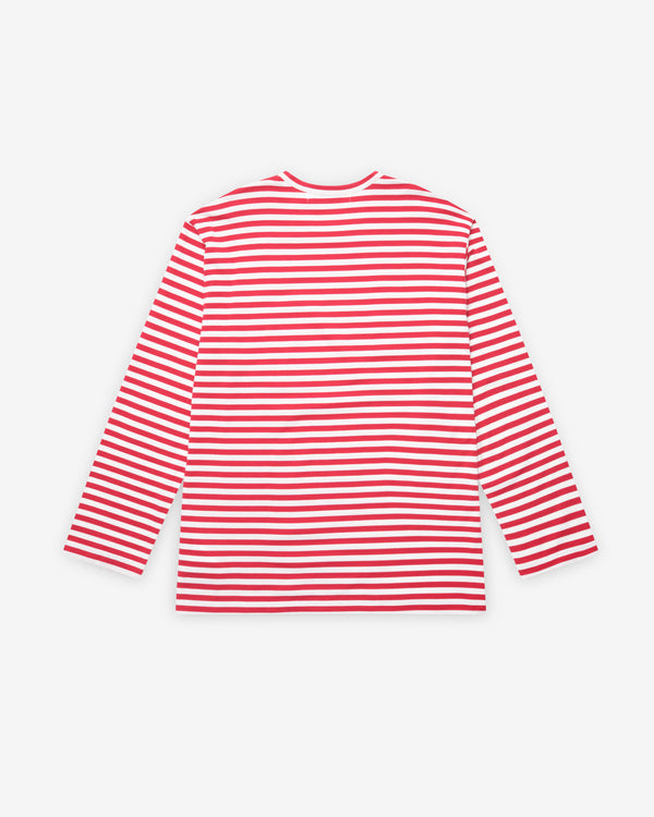 Play - Striped T-Shirt - (Red/White)