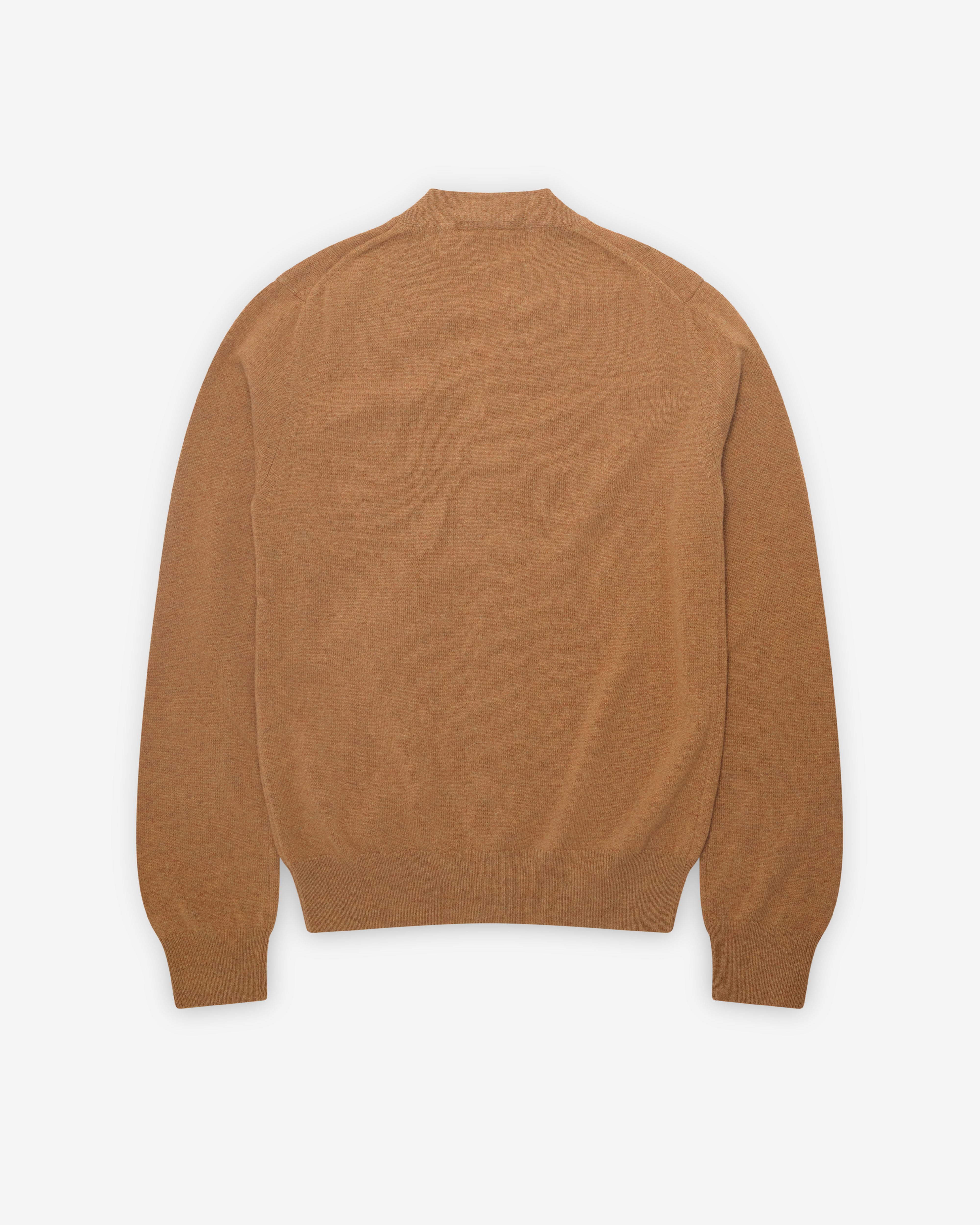 Play Comme des Garçons: Men's Cardigan (Camel) | DSMNY E-SHOP