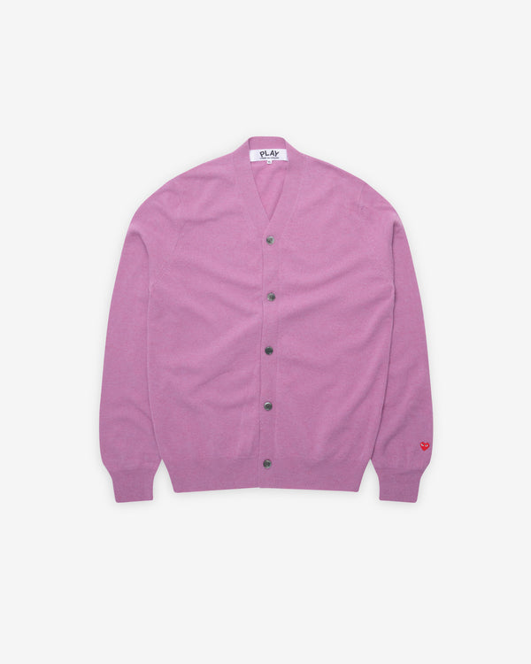Play Comme des Garçons - Men's Cardigan - (Purple)