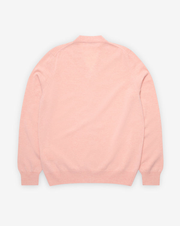 Play Comme des Garçons - Men's Cardigan - (Light Pink)