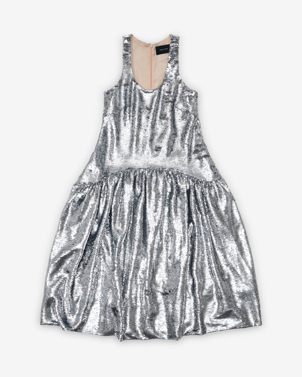 Simone Rocha - Women's Tapered Back Flounce Dress - (Silver)