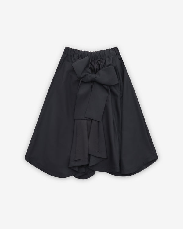 Noir Kei Ninomiya - Women's Bow Skirt - (Black)