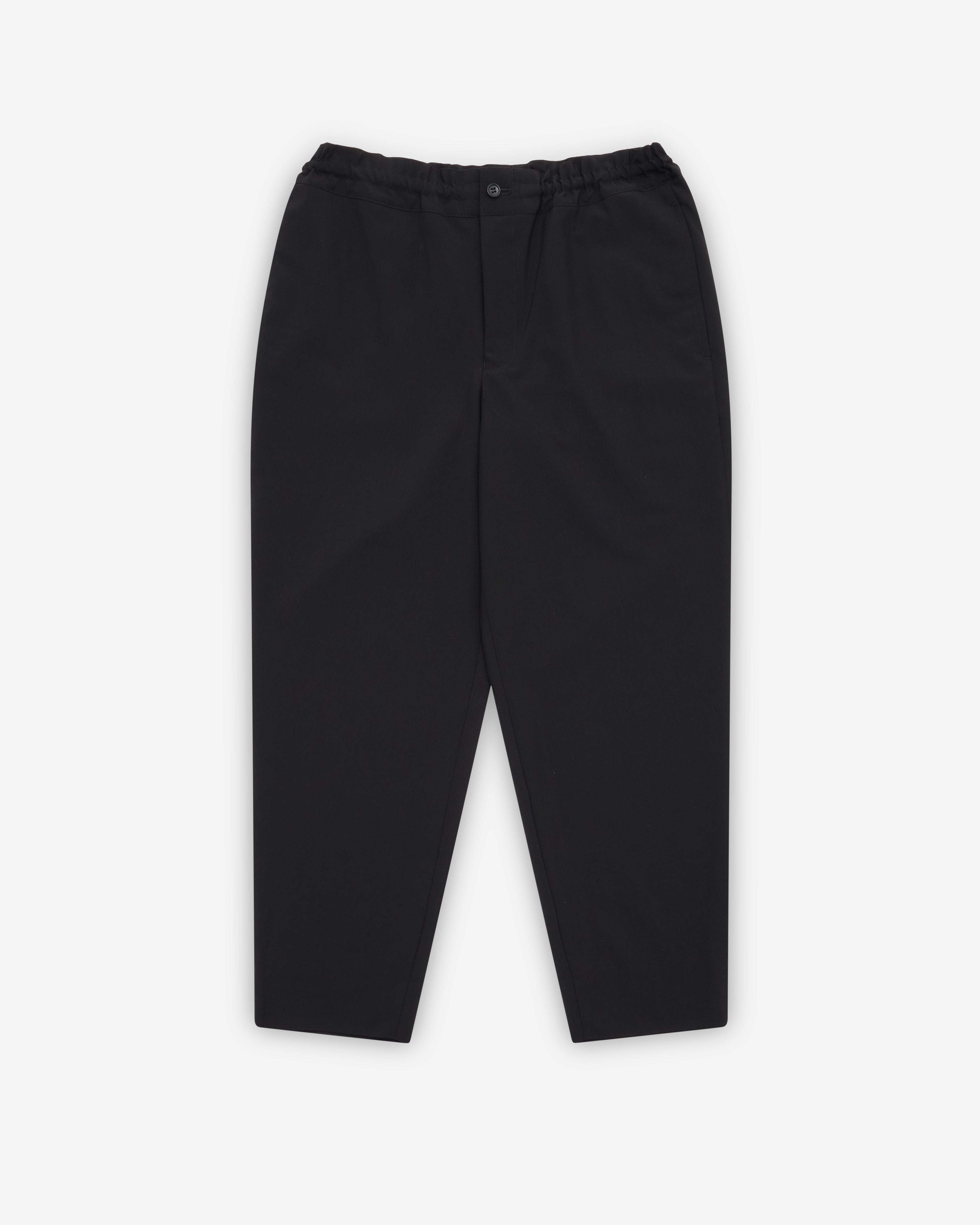Black Comme des Garçons: Elastic-Waist Pants (Black) | DSMNY E-SHOP