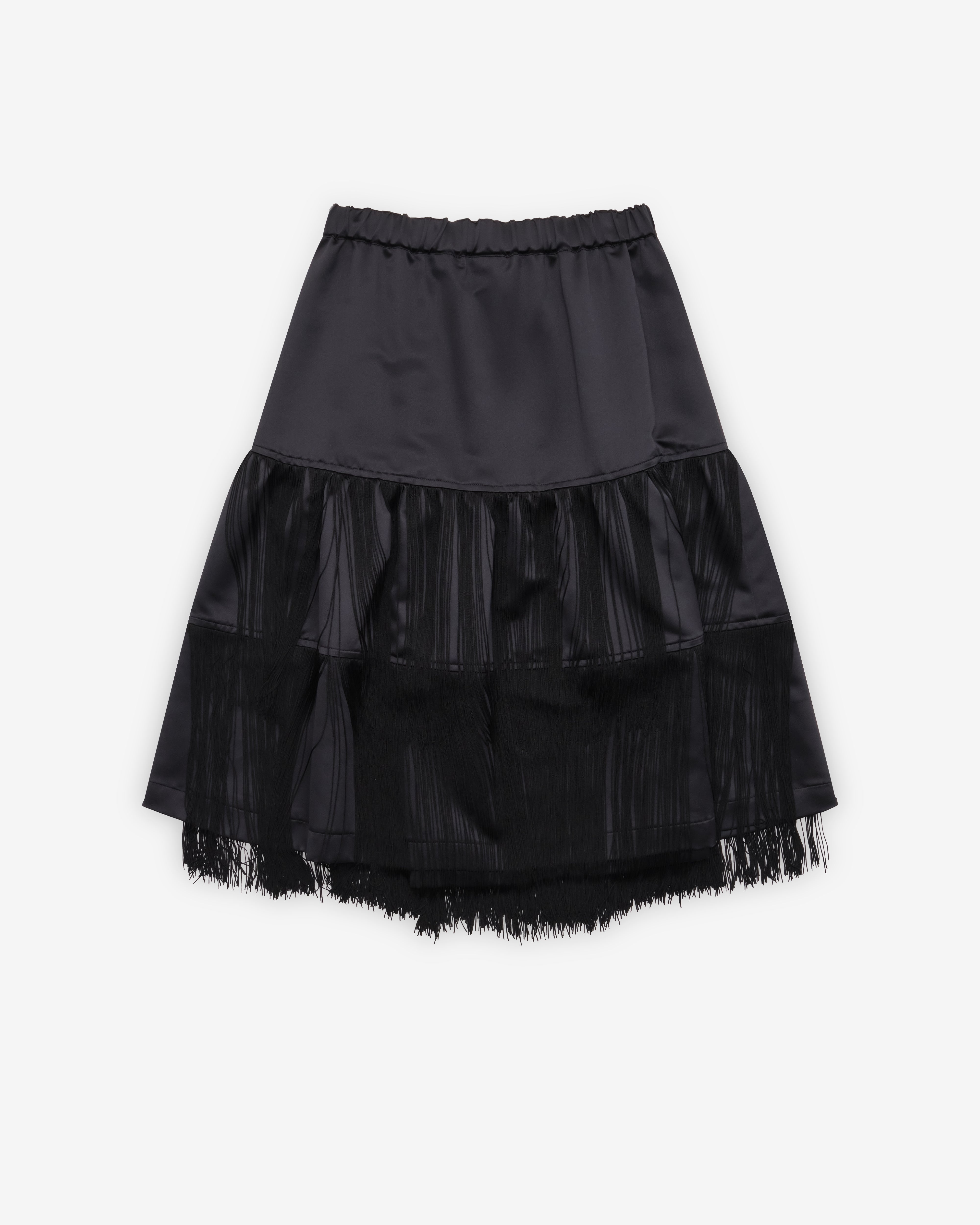 Black Comme des Garçons: Tiered Skirt (Black) | DSMNY E-SHOP Black Comme des Garçons: Tiered Skirt (Black) | DSMNY E-SHOP