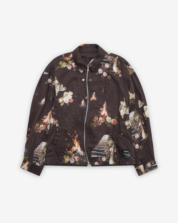 Undercover - Men's Floral Blouson - (Black)