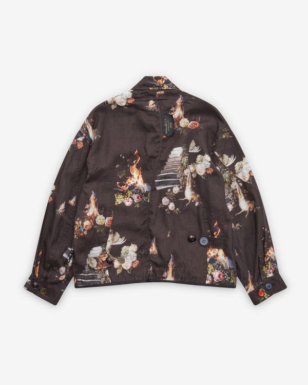Undercover - Men's Floral Blouson - (Black)