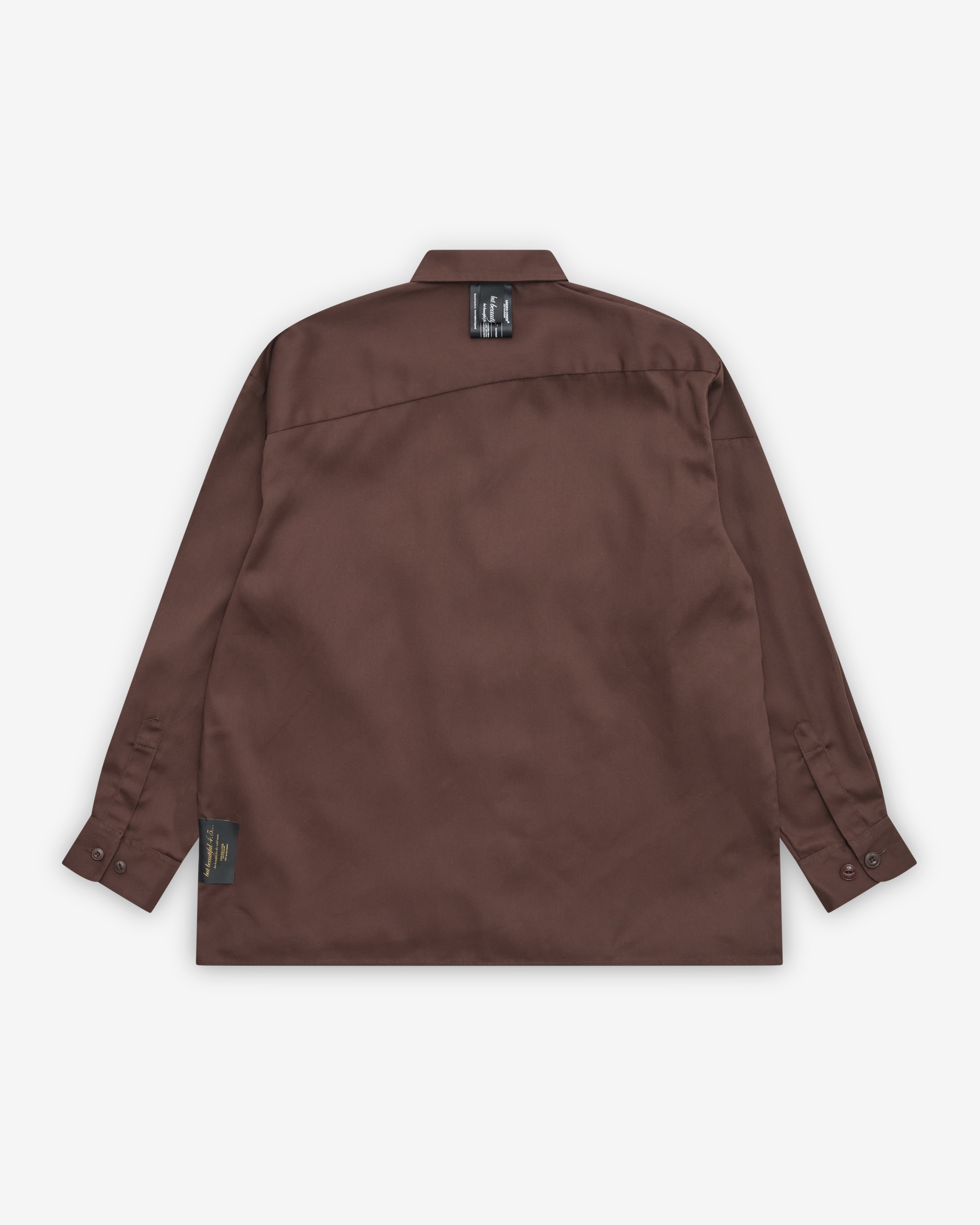 Undercover: Men's Dickies Shirt (Brown) | DSMNY E-SHOP