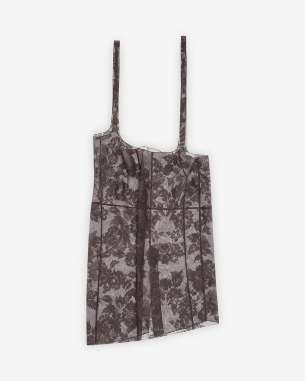 Prada - Women's Chantilly Lace Midi Skirt - (Ebony)