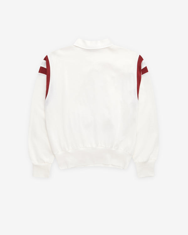 Vaquera - Women's Kiss Me Quarter Zip Pullover - (White/Red)
