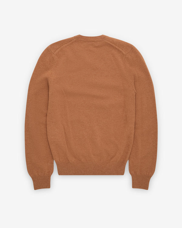 Play Comme des Garçons - Double Eye V Neck Sweater - (Brown)