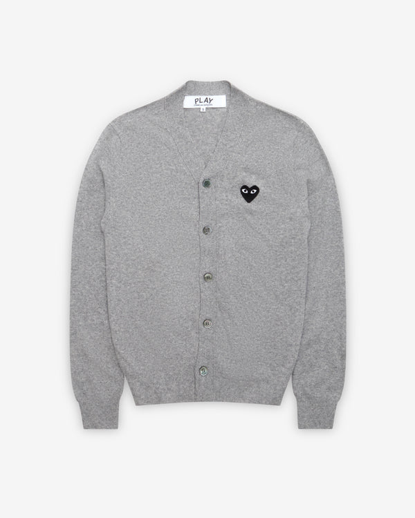 Play Comme des Garçons - Black Cardigan - (Grey)