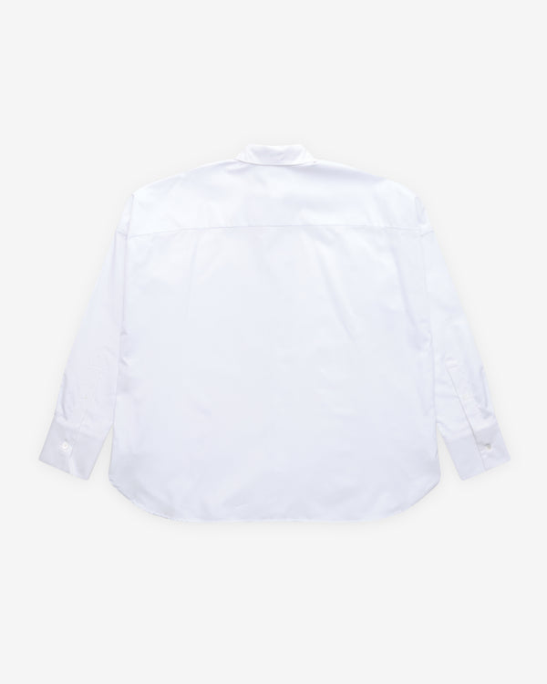 Torisheju - Women's Square Cuffed Shirt - (White)