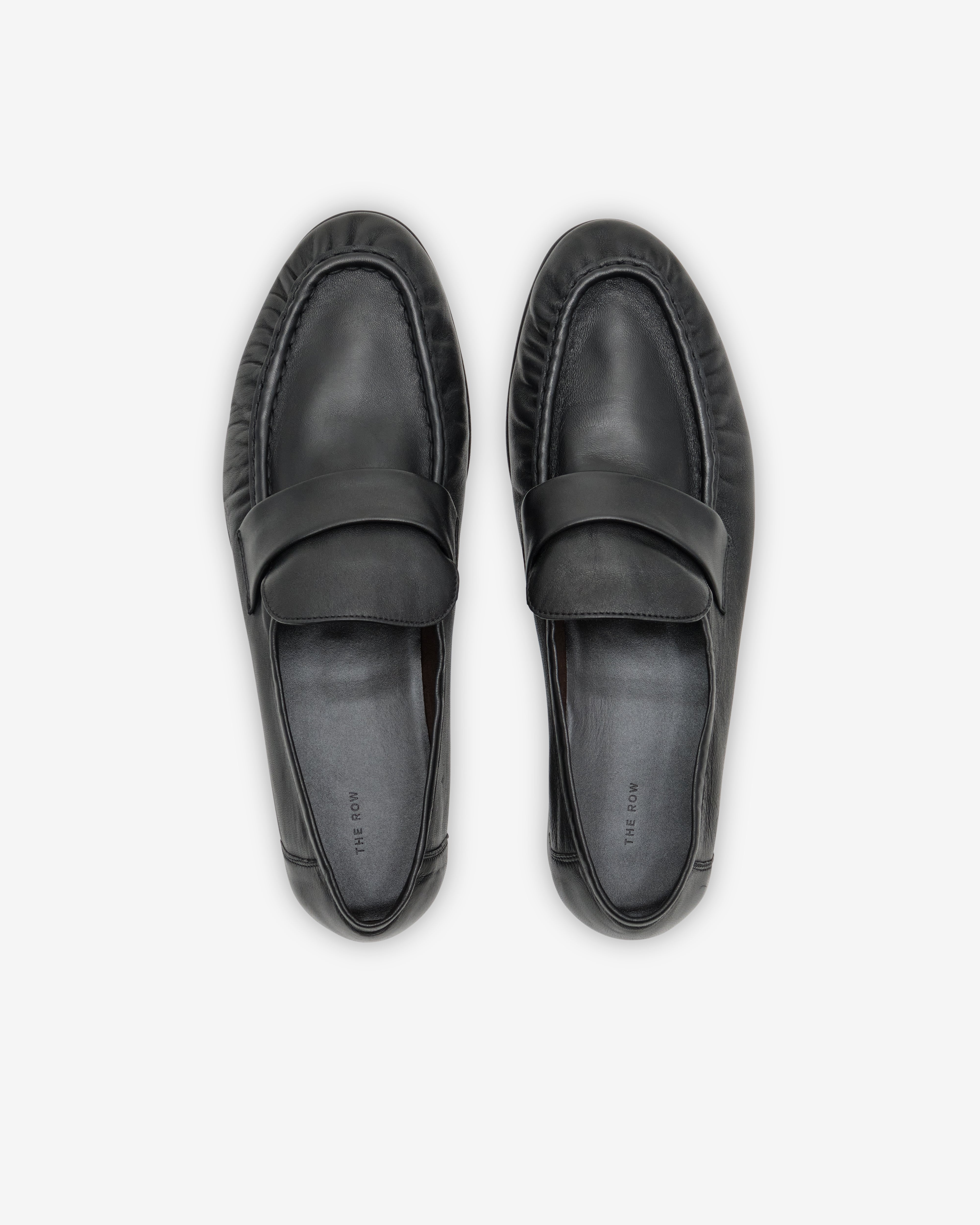 The Row: Men's Soft Loafer (Black) | DSMNY E-SHOP