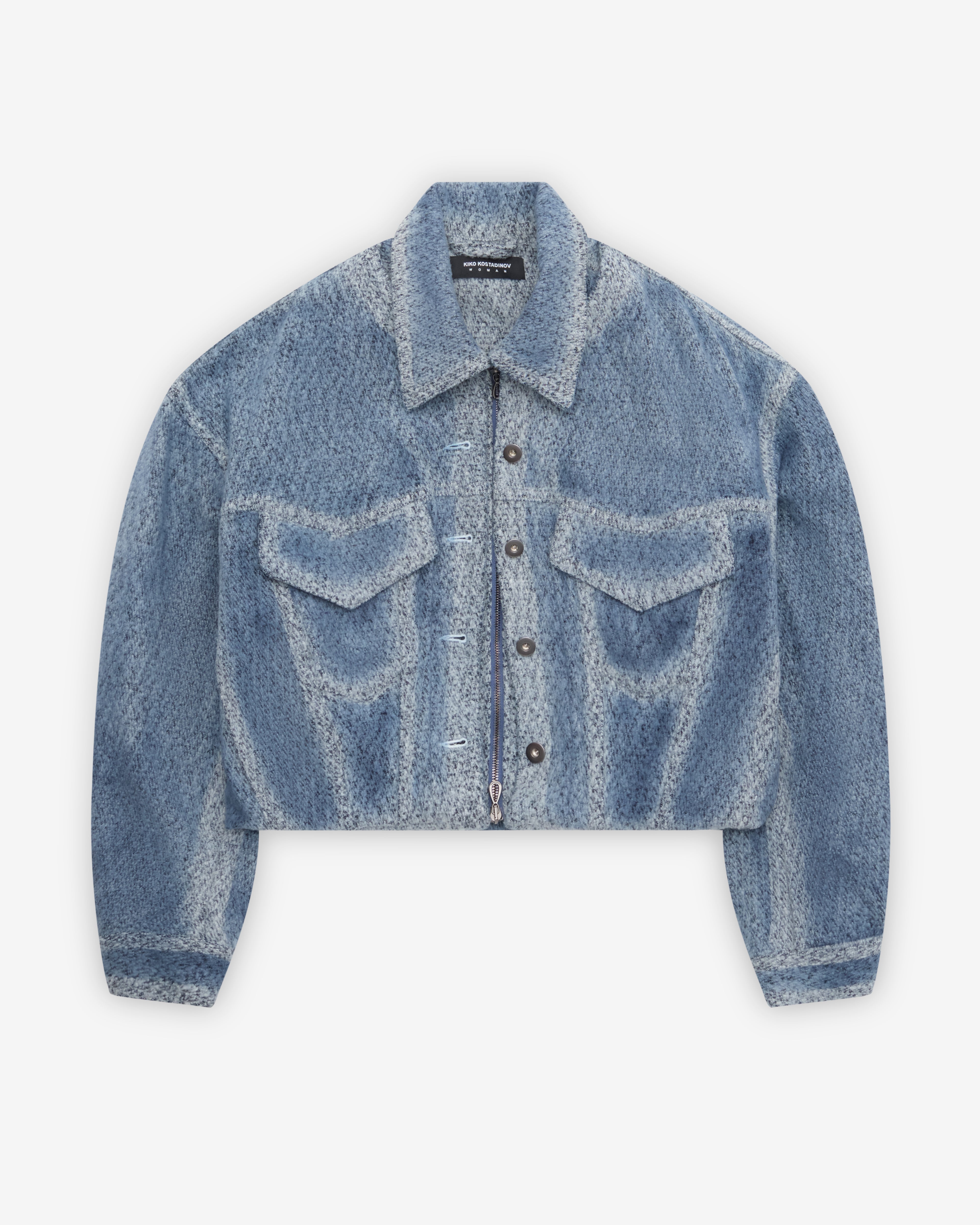 Kiko Kostadinov: Women's Centennial Denim Jacket (Indigo) | DSMNY