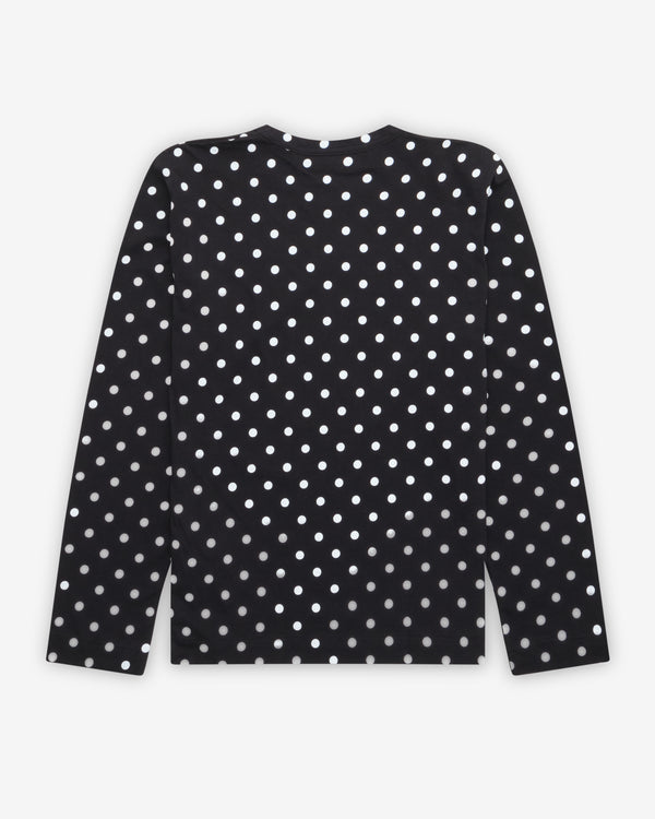 Play - Polka Dot Long Sleeve T-Shirt - (Black/White)
