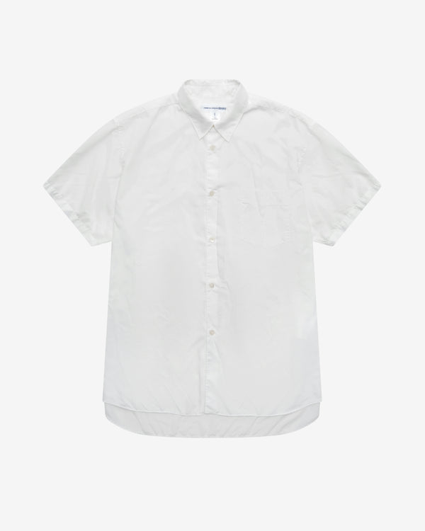 CDG Shirt - Men's Short Sleeve Shirt - (White)