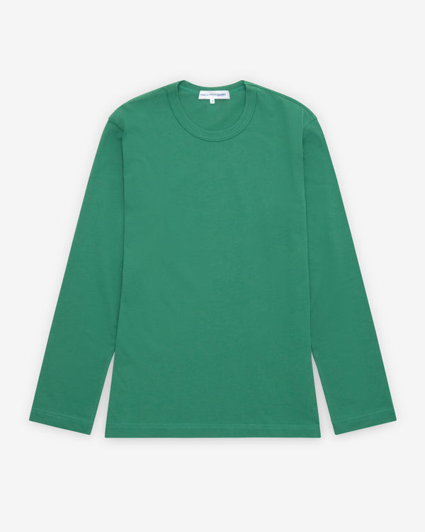 CDG Shirt - Men's Long Sleeve Logo T-Shirt - (Green)