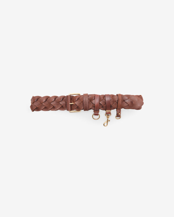 Miu Miu - Women's Leather Belt - (Tobacco)